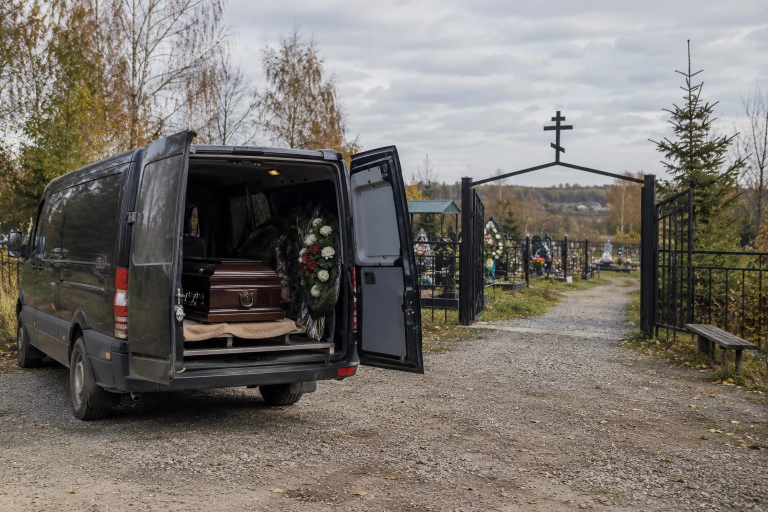 Подготовленная дорога к новому месту.