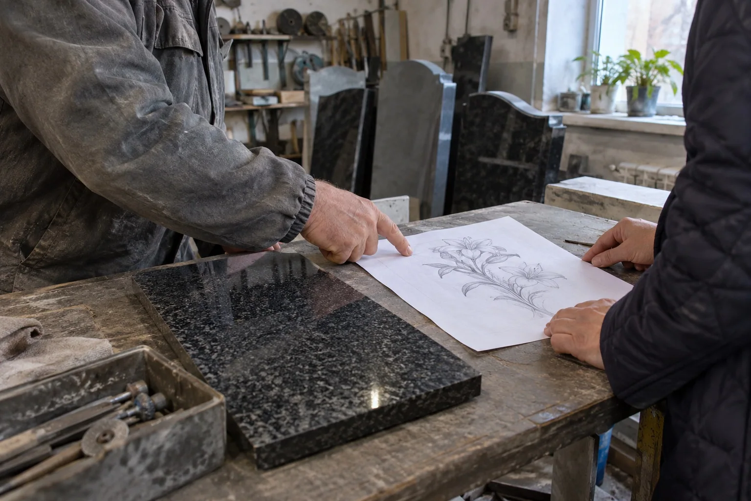 Личный рисунок для камня.